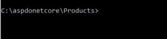 aspdotnet core-Command Prompt