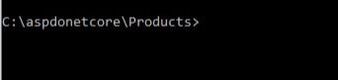 aspdotnet core-Command Prompt