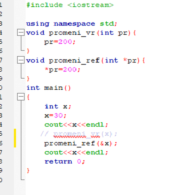 Programski jezik C:  Primer 