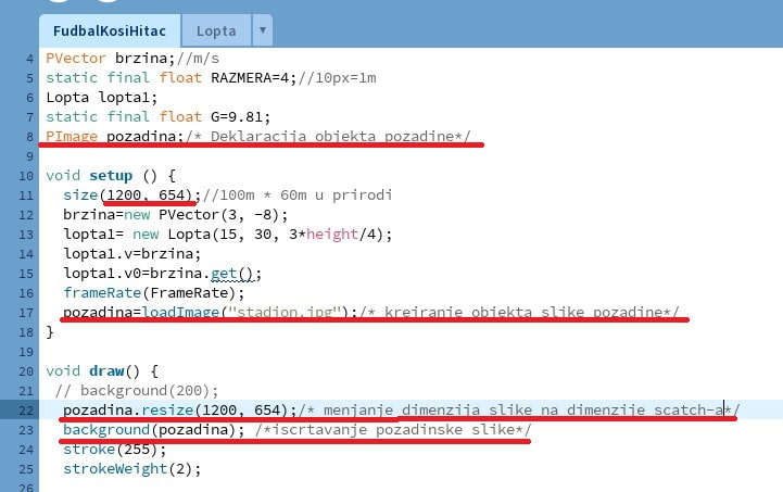 Dodavanje pozadinske slike u processing-u