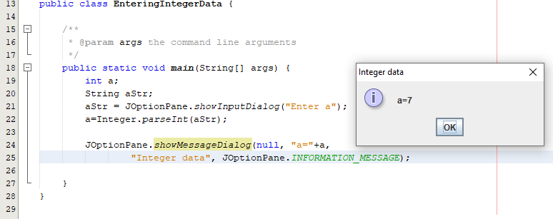 Message dialog. A dialog where information is displayed.