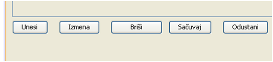 Grafički Korisnički Interfejs. Kreiranje netbeans formi. Primer- CD klub-prikaz dugmadi za akcije