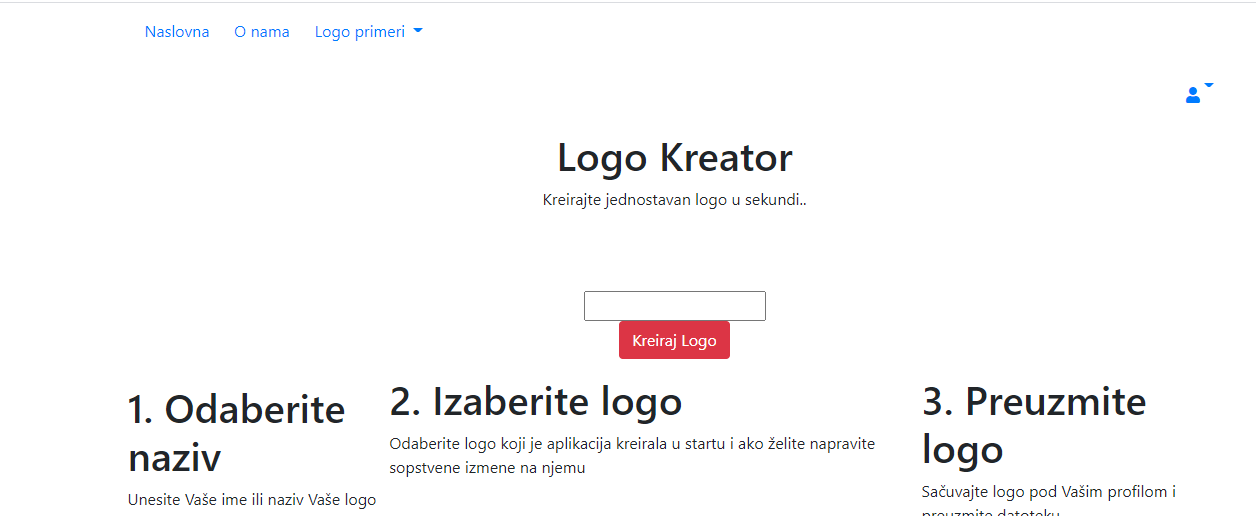 Logo Kreator naslovna:-prikaz bez stila