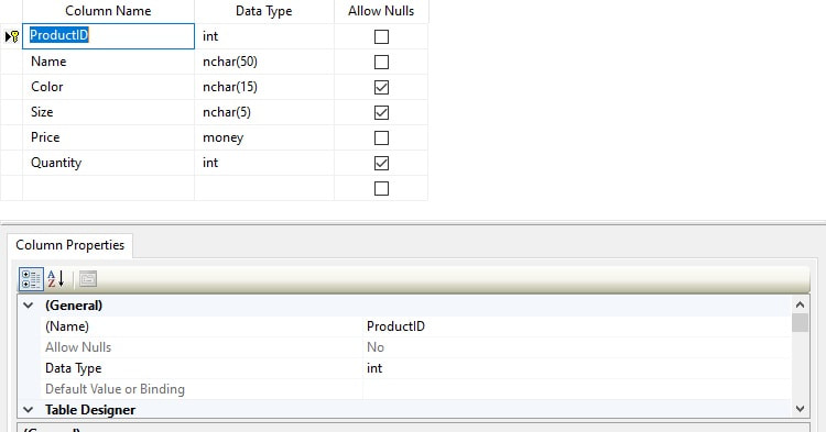 Sql Server Database: Baza 